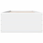 Grindų lovos rėmas Balta 80 x 200 cm Apdirbta mediena