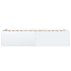 Grindų lovos rėmas Balta 80 x 200 cm Apdirbta mediena