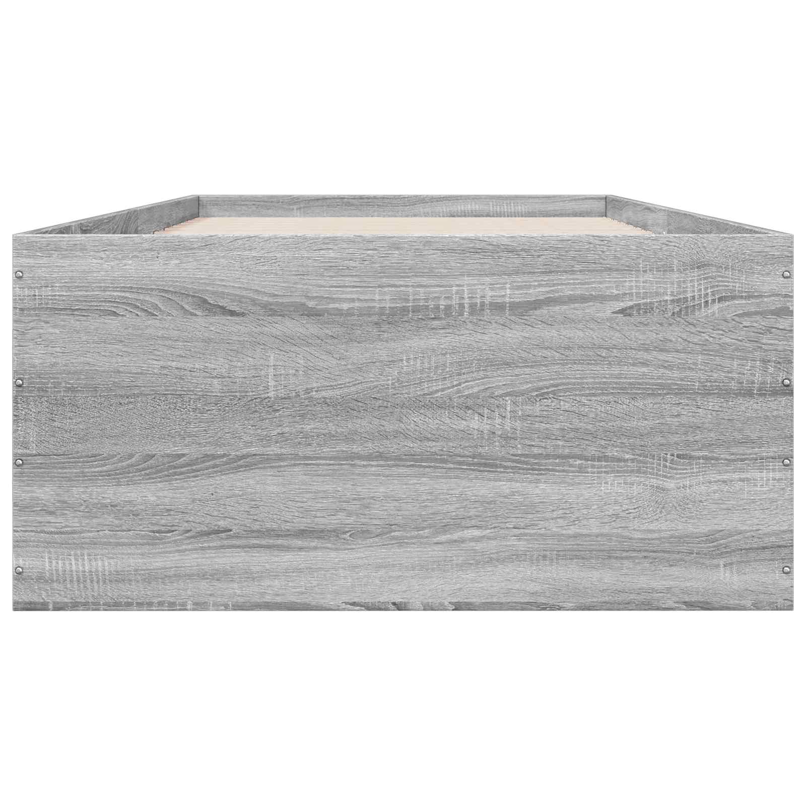 Grindų lovos rėmas Pilka Sonoma 80 x 200 cm Apdirbta mediena
