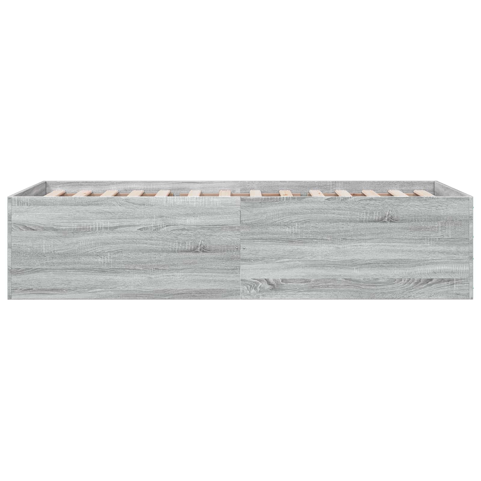 Grindų lovos rėmas Pilka Sonoma 80 x 200 cm Apdirbta mediena