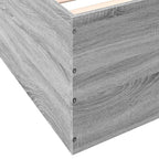 Grindų lovos rėmas Betono pilka 80 x 200 cm Apdirbta mediena