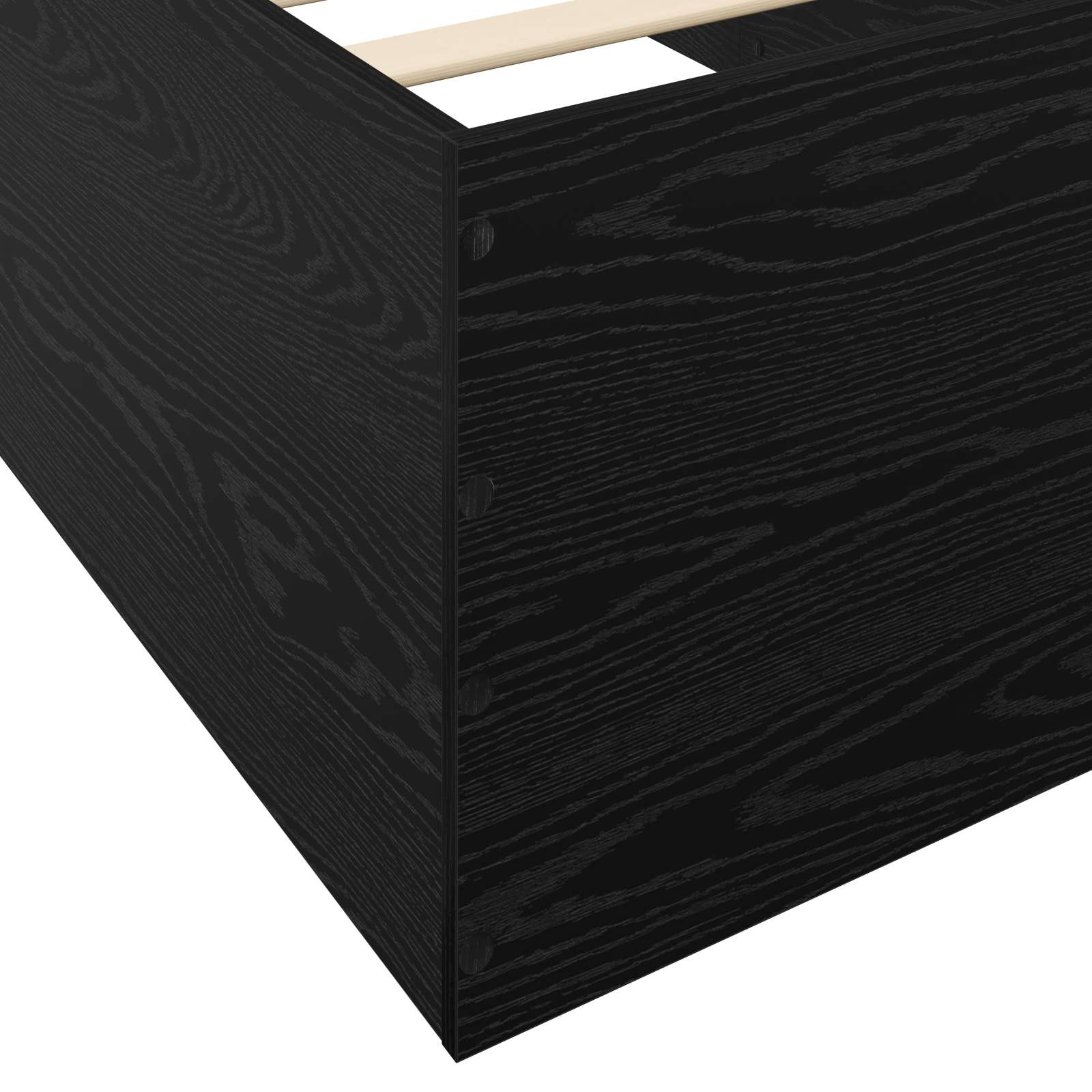 Grindų lovos rėmas Juodojo ąžuolo 80 x 200 cm Apdirbta mediena