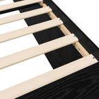 Grindų lovos rėmas Juodojo ąžuolo 80 x 200 cm Apdirbta mediena