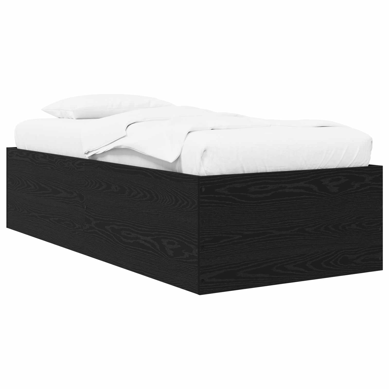 Grindų lovos rėmas Juodojo ąžuolo 80 x 200 cm Apdirbta mediena