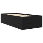 Grindų lovos rėmas Juodojo ąžuolo 80 x 200 cm Apdirbta mediena
