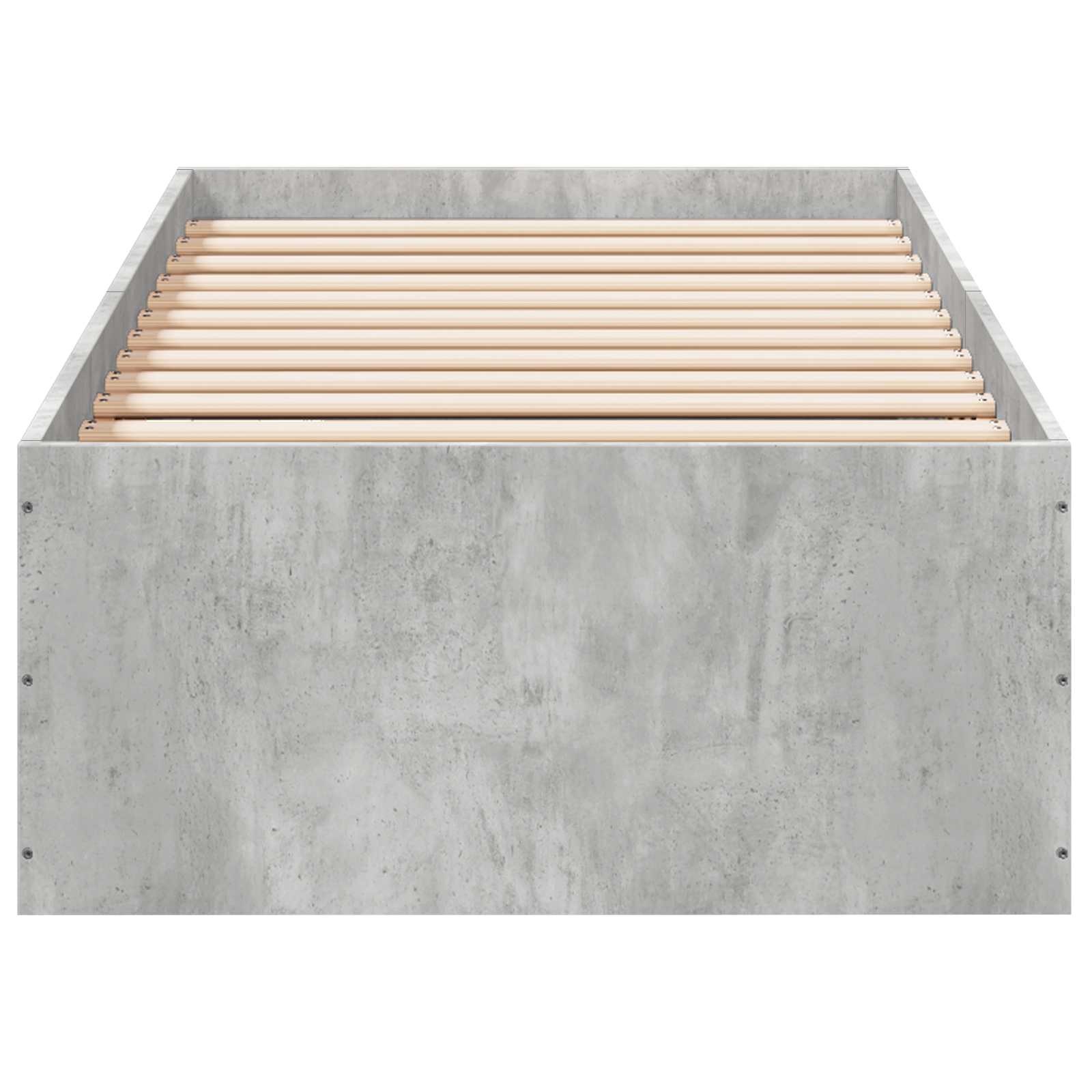 Grindų lovos rėmas Betono pilka 80 x 200 cm Apdirbta mediena