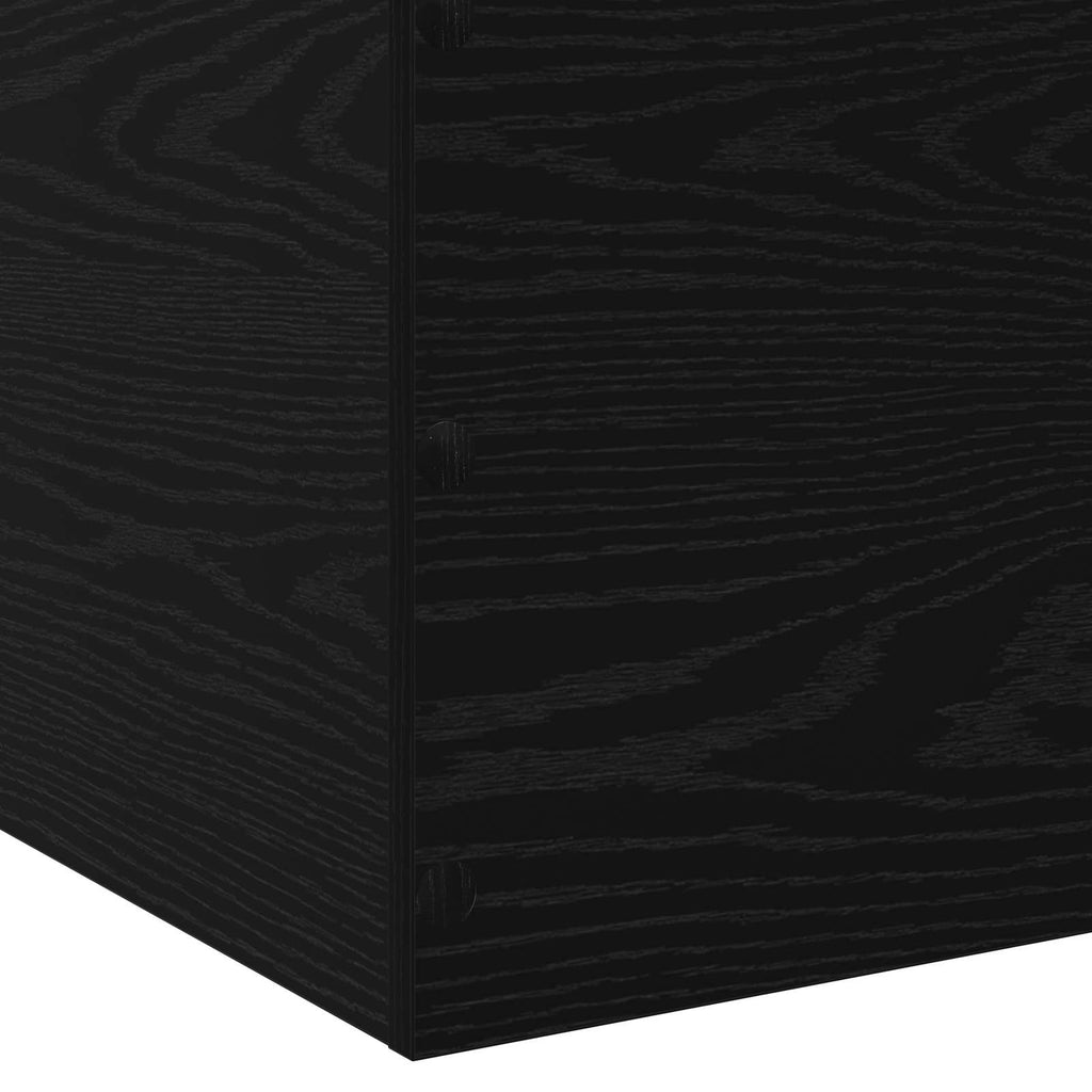 Grindų lovos rėmas Juodojo ąžuolo 80 x 200 cm Apdirbta mediena