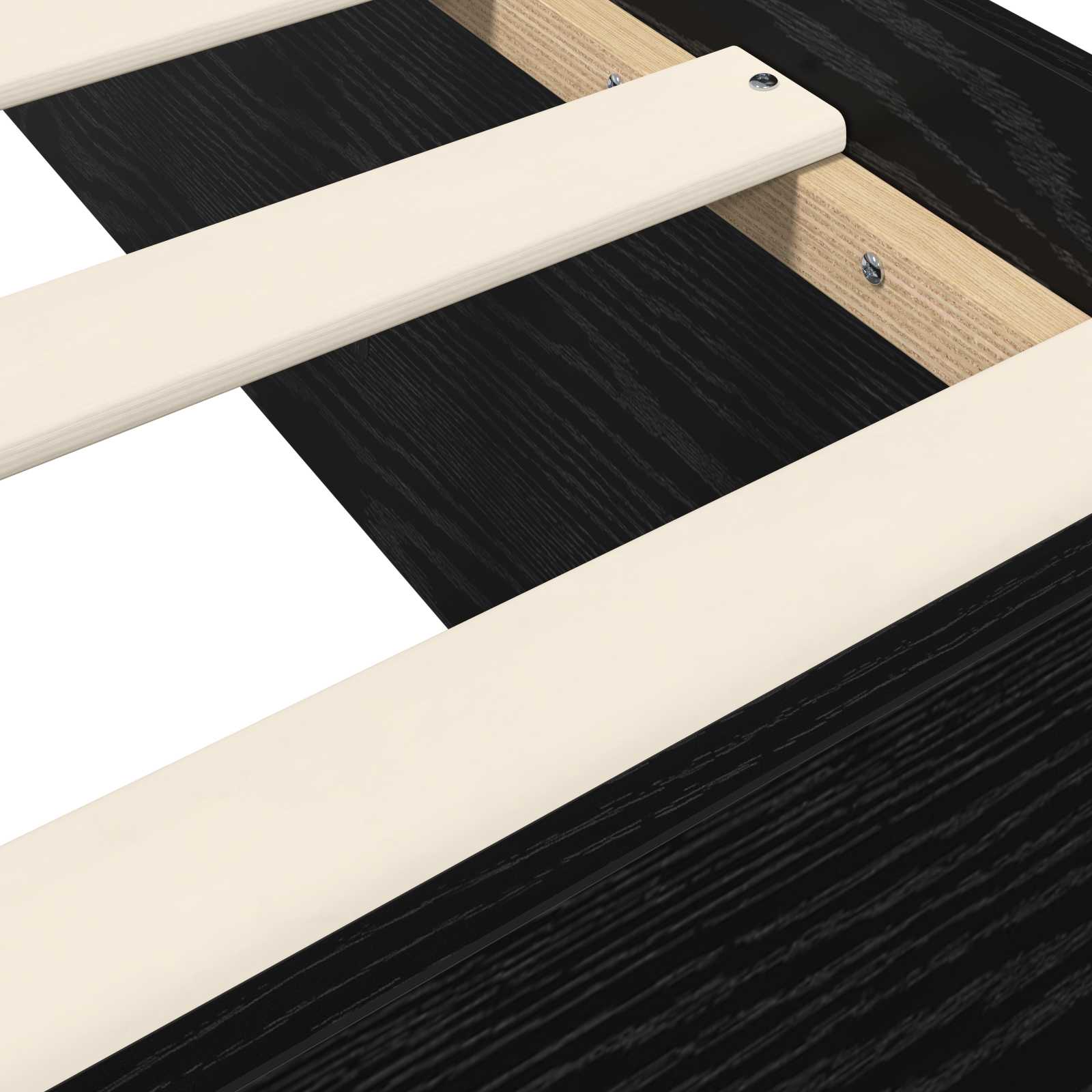 Grindų lovos rėmas Juodojo ąžuolo 80 x 200 cm Apdirbta mediena