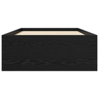 Grindų lovos rėmas Juodojo ąžuolo 80 x 200 cm Apdirbta mediena