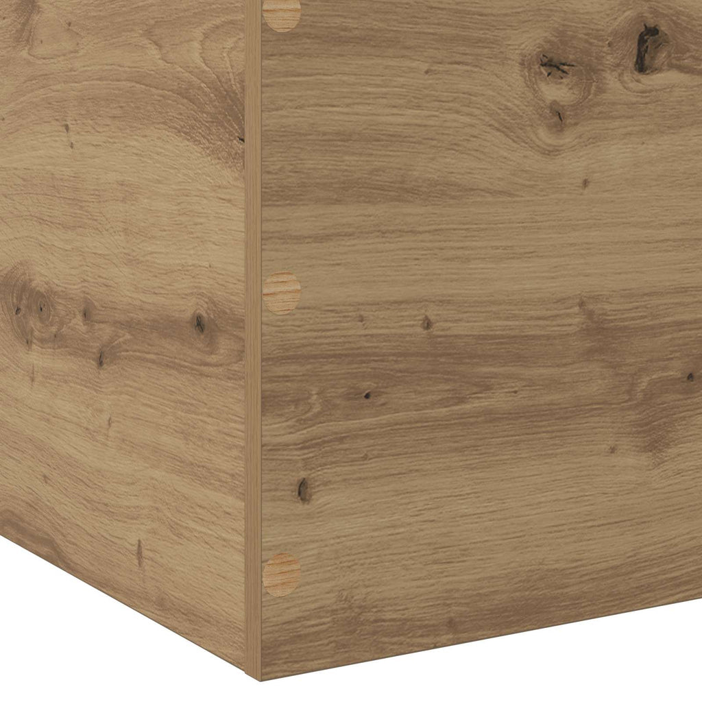 Grindų lovos rėmas Artisano ąžuolo 80 x 200 cm Apdirbta mediena