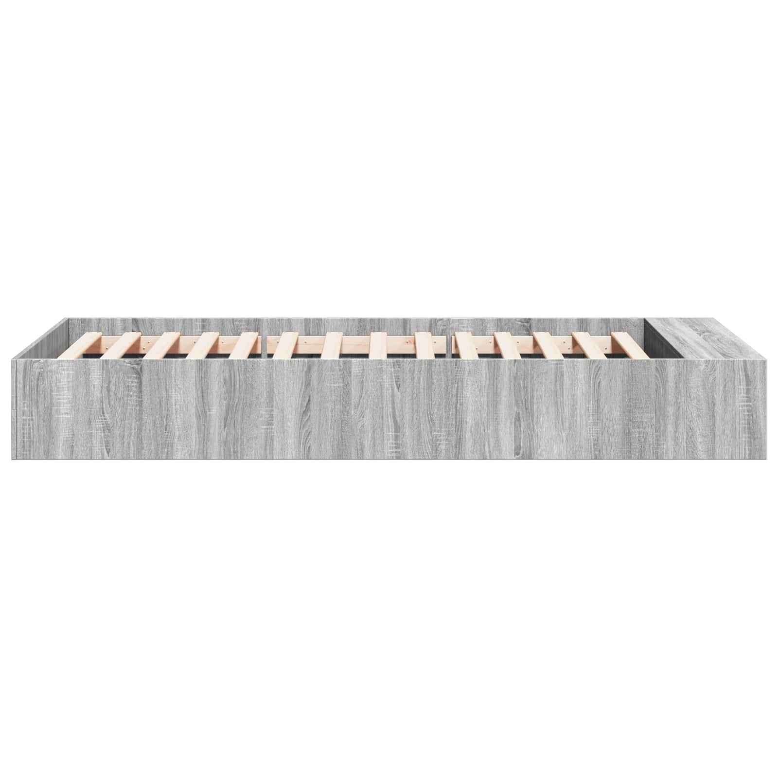 Lovos rėmas su saugojimu su lentyna Pilka Sonoma 80 x 200 cm