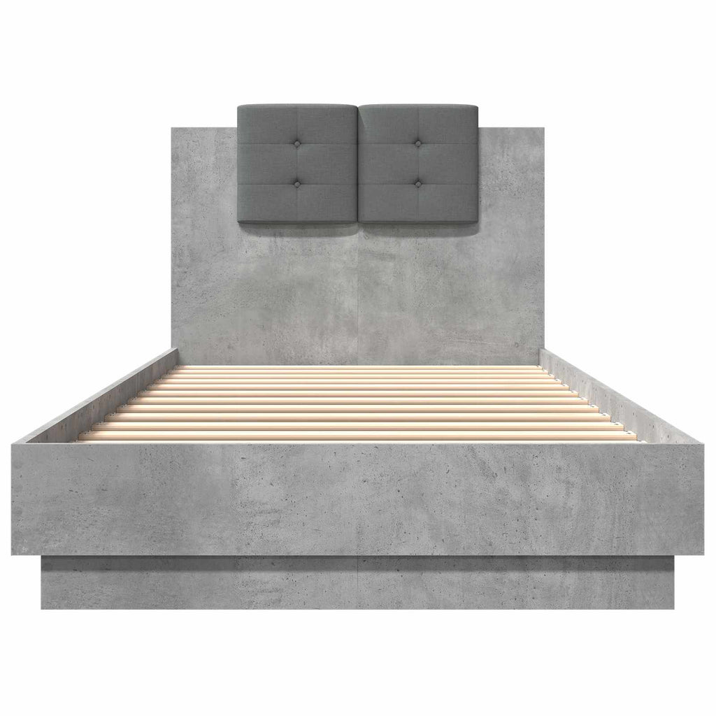 Lovos Rėmas su Galvūgaliu Betono pilka 80 x 200 cm