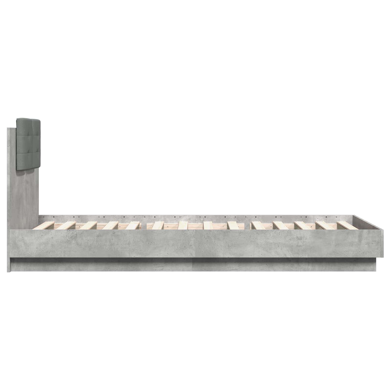Lovos Rėmas su Galvūgaliu Betono pilka 80 x 200 cm