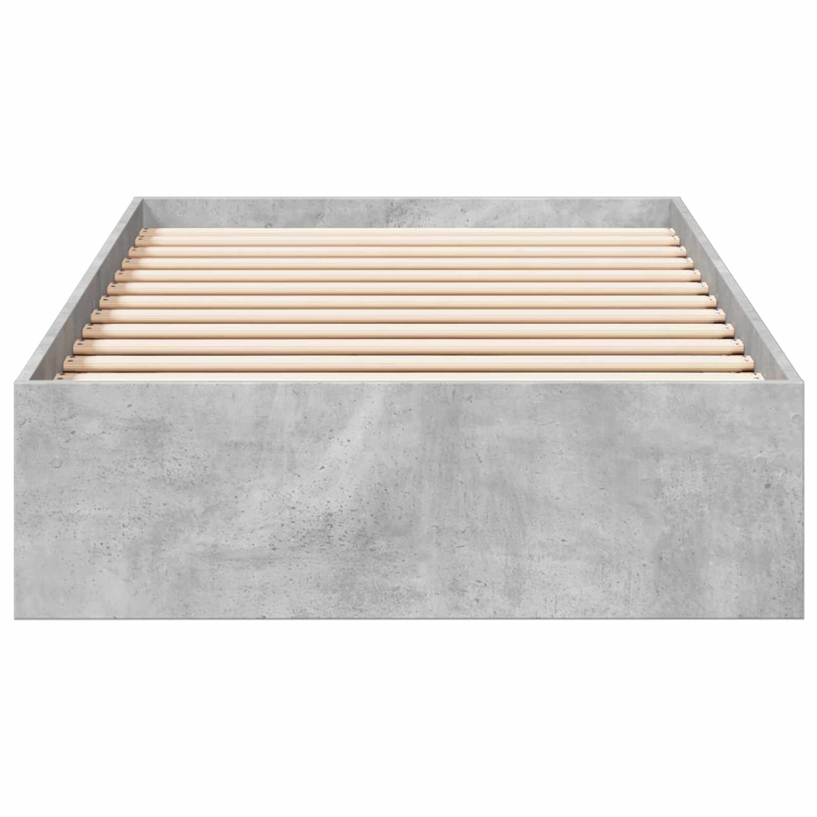 Lovos rėmas su saugojimu su stalčių Betono pilka 80 x 200 cm
