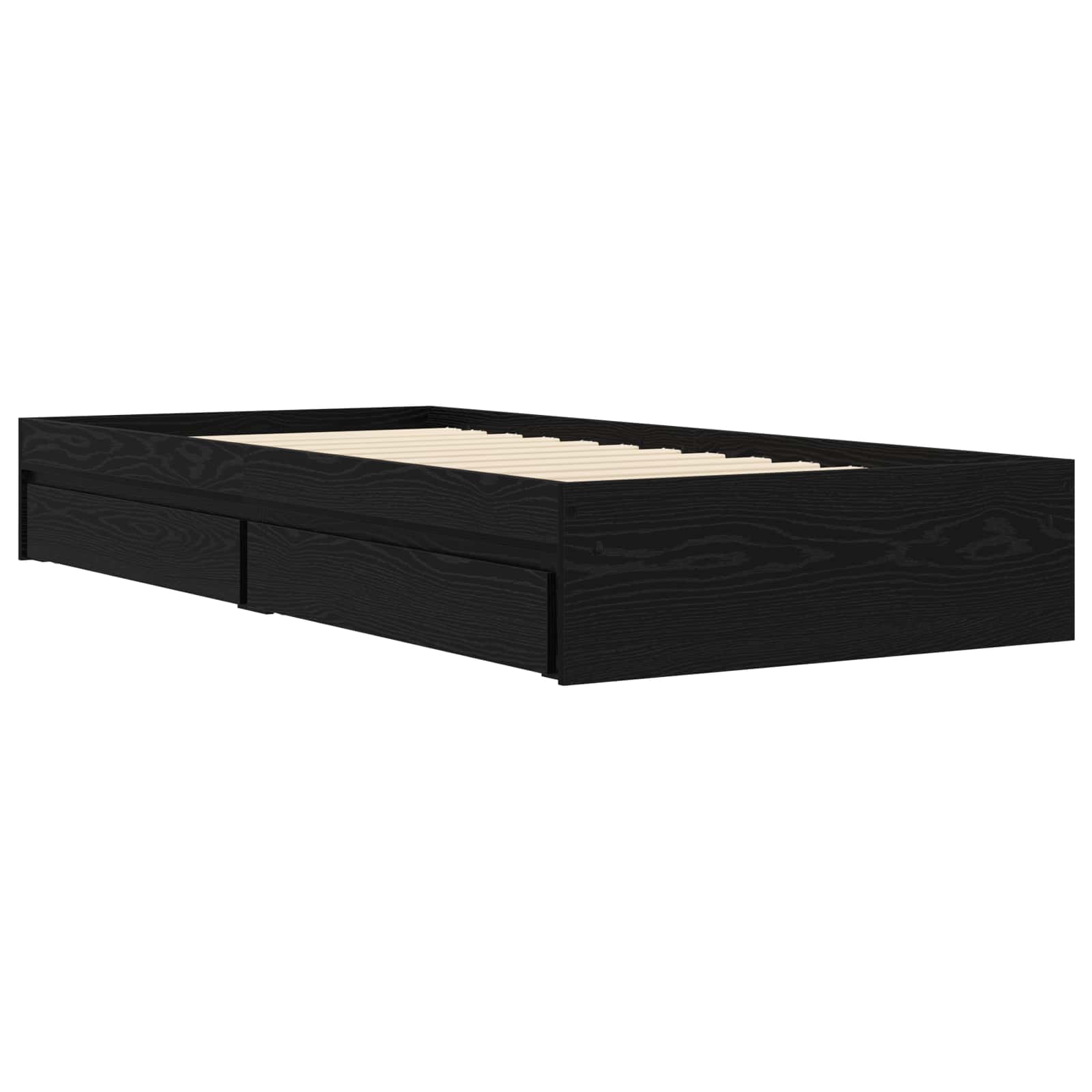 Lovos rėmas su saugojimu su stalčių Juodojo ąžuolo 80 x 200 cm