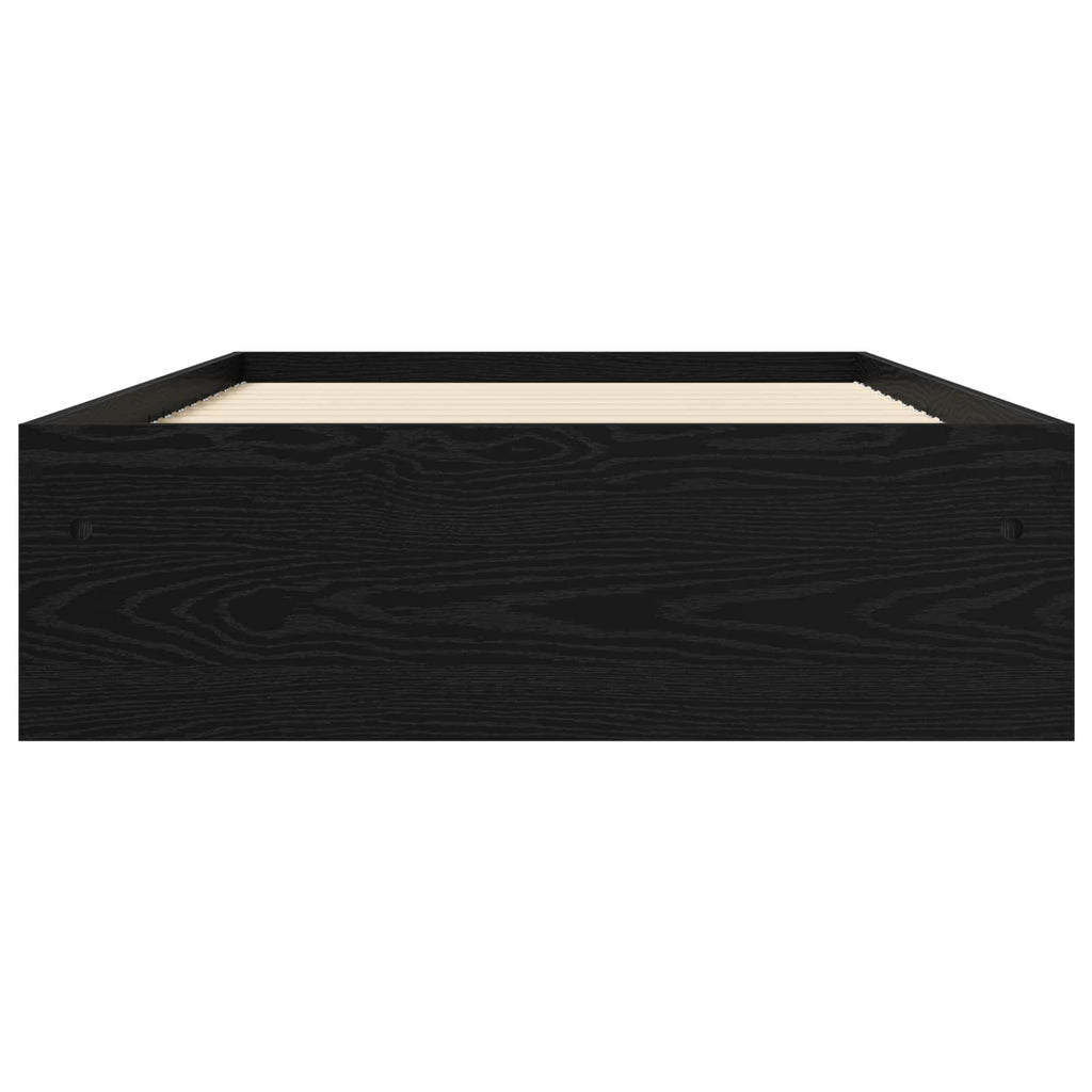Lovos rėmas su saugojimu su stalčių Juodojo ąžuolo 80 x 200 cm