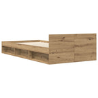 Lovos rėmas su saugojimu su stalčių Artisano ąžuolo 80 x 200 cm