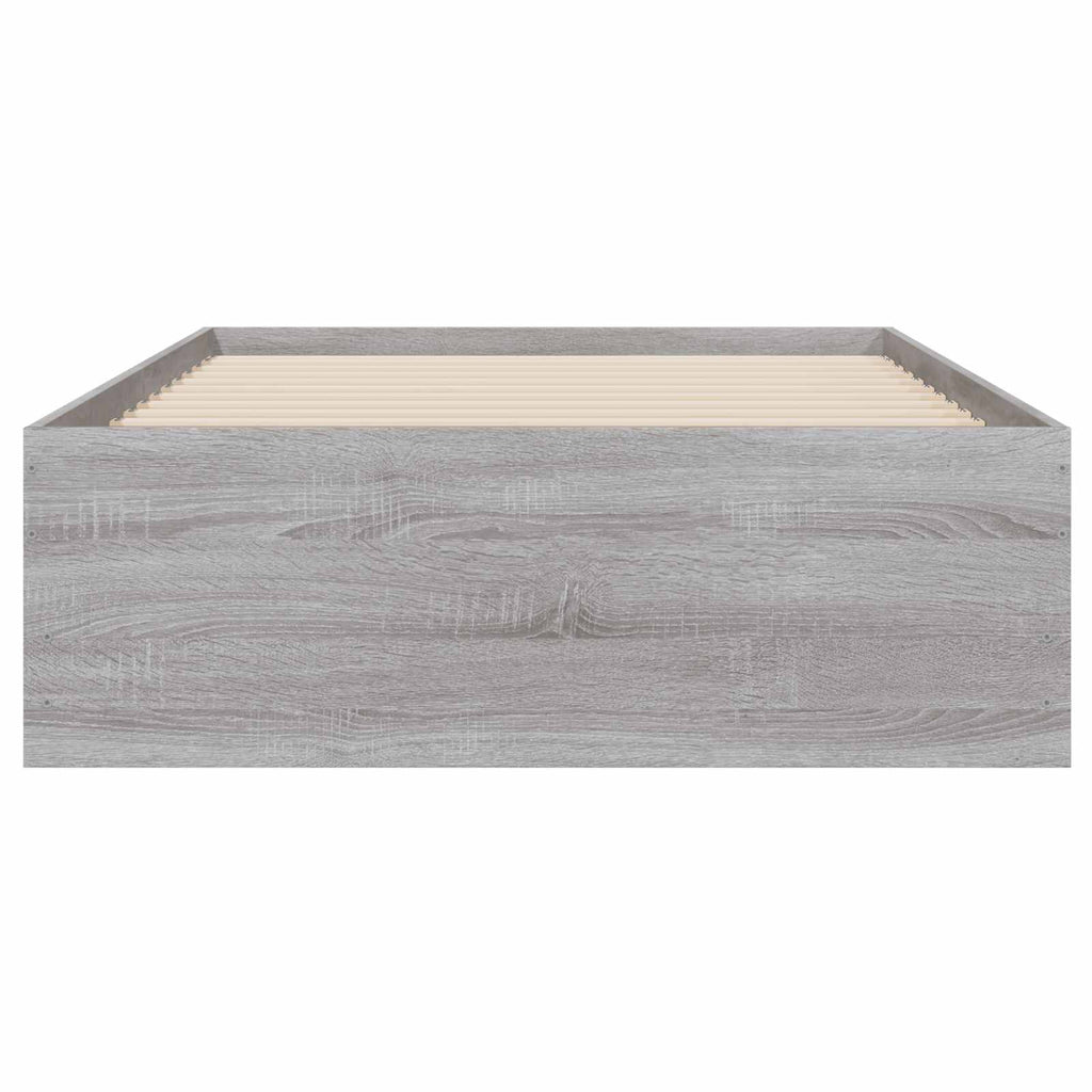 Lovos rėmas su saugojimu su stalčių Betono pilka 80 x 200 cm