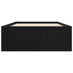 Lovos rėmas su saugojimu su stalčių Juodojo ąžuolo 80 x 200 cm