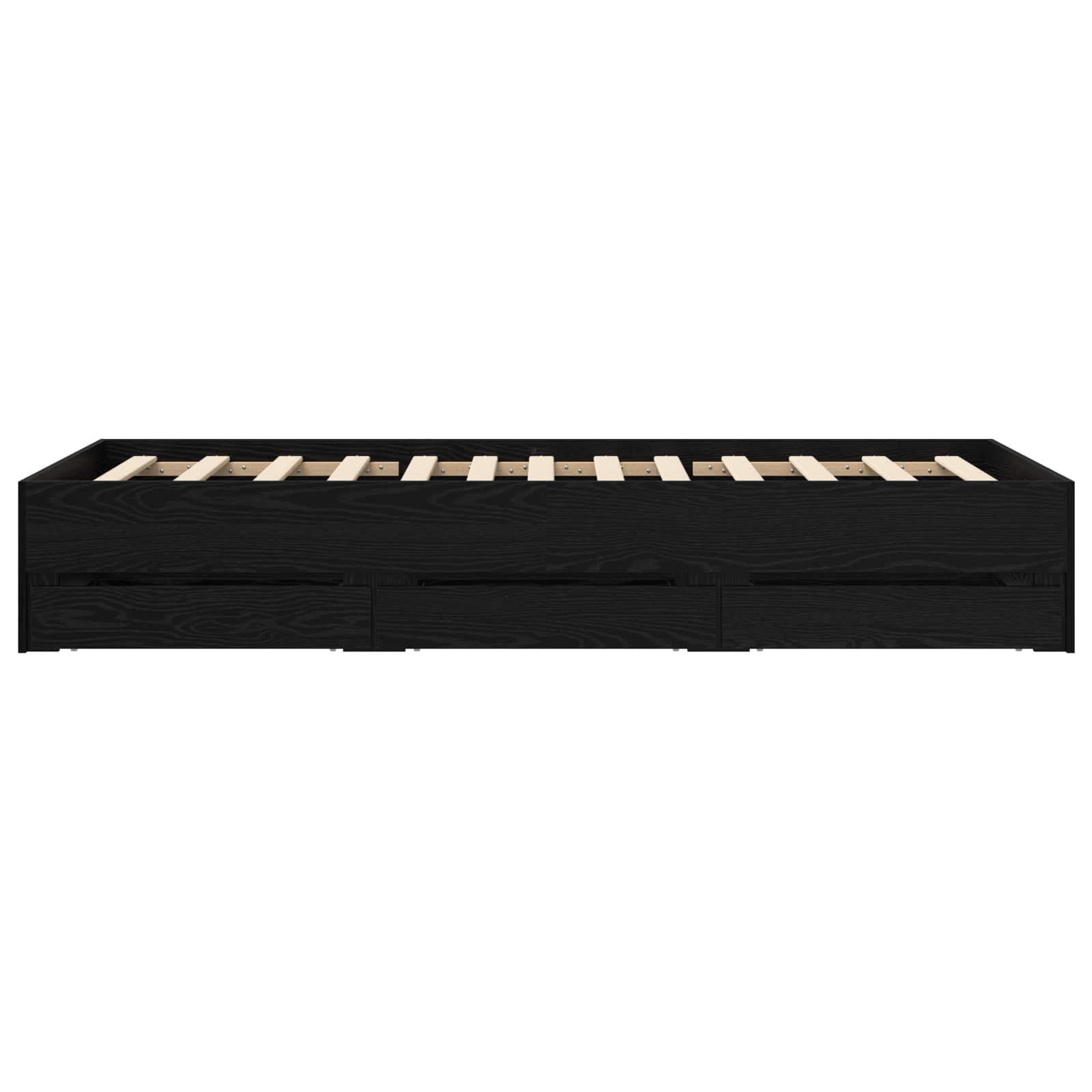 Lovos rėmas su saugojimu su stalčių Juodojo ąžuolo 80 x 200 cm
