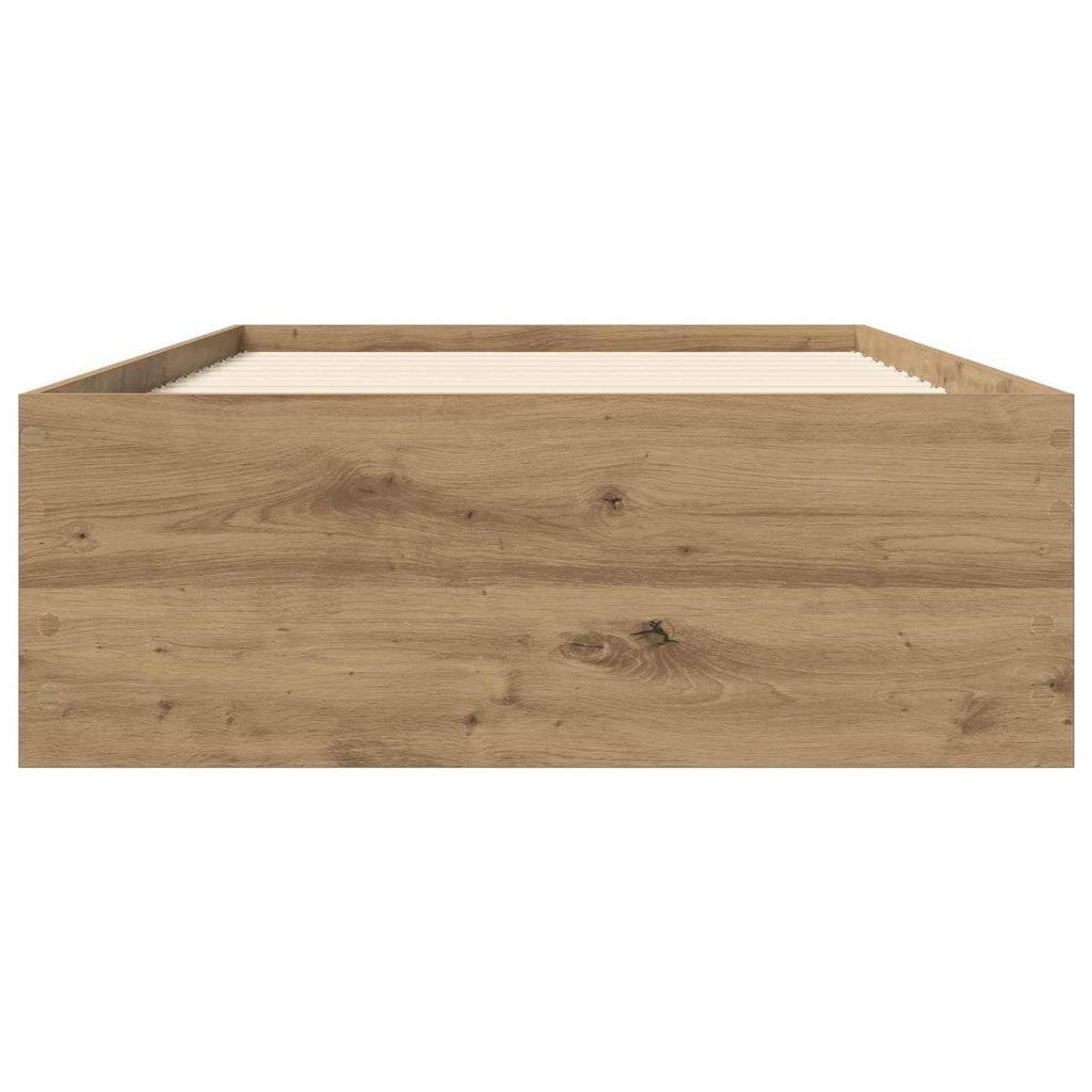 Lovos rėmas su saugojimu su stalčių Artisano ąžuolo 80 x 200 cm