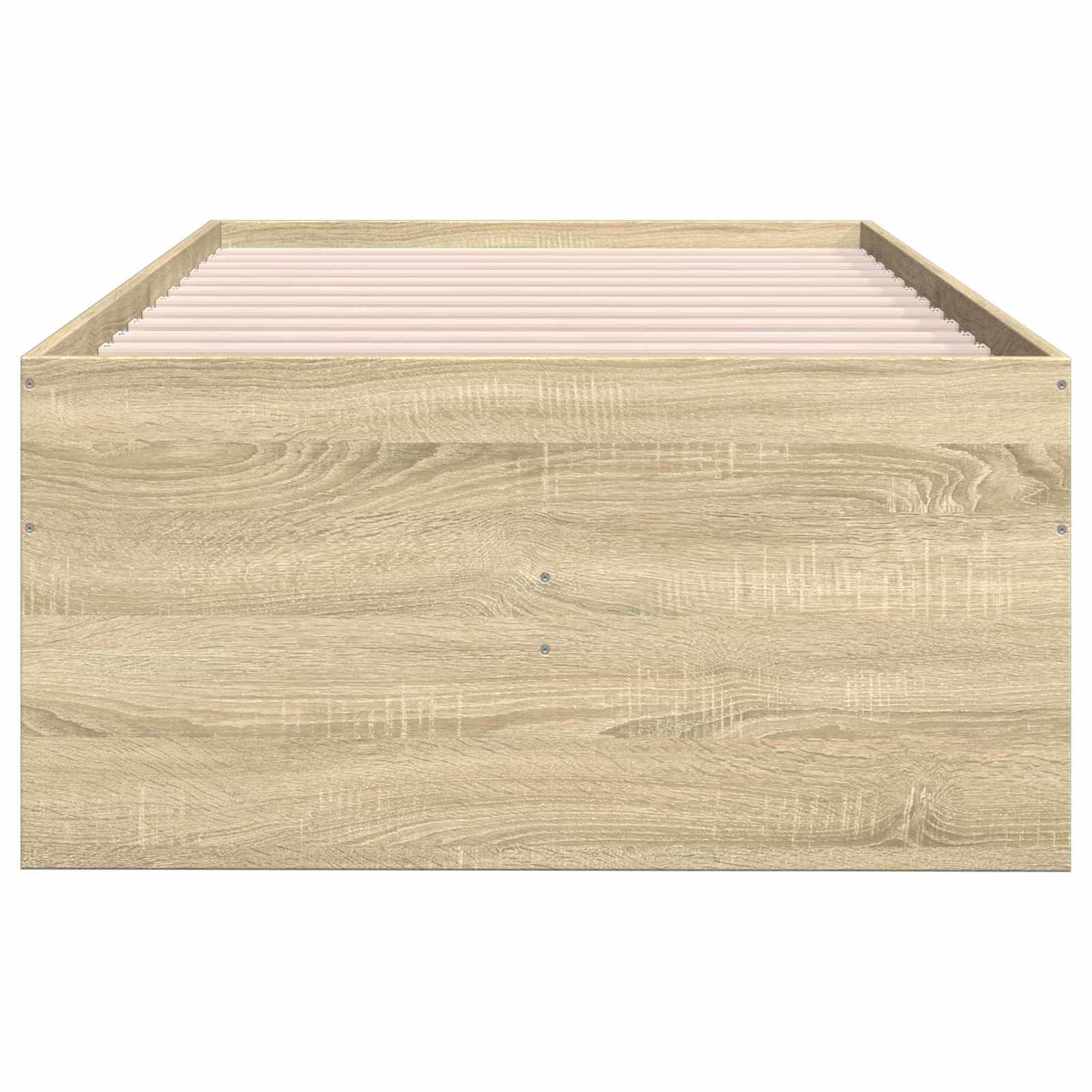 Lovos rėmas su saugojimu su stalčių Sonoma ąžuolas 80 x 200 cm
