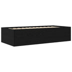 Lovos rėmas su saugojimu su stalčių Juodojo ąžuolo 80 x 200 cm