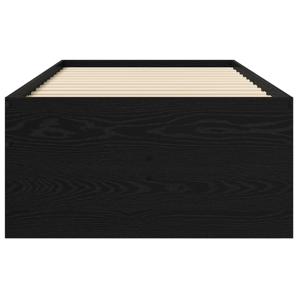 Lovos rėmas su saugojimu su stalčių Juodojo ąžuolo 80 x 200 cm