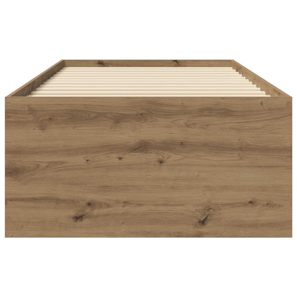 Lovos rėmas su saugojimu su stalčių Artisano ąžuolo 80 x 200 cm