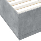 Lovos rėmas Betono pilka 80 x 200 cm Apdirbta mediena