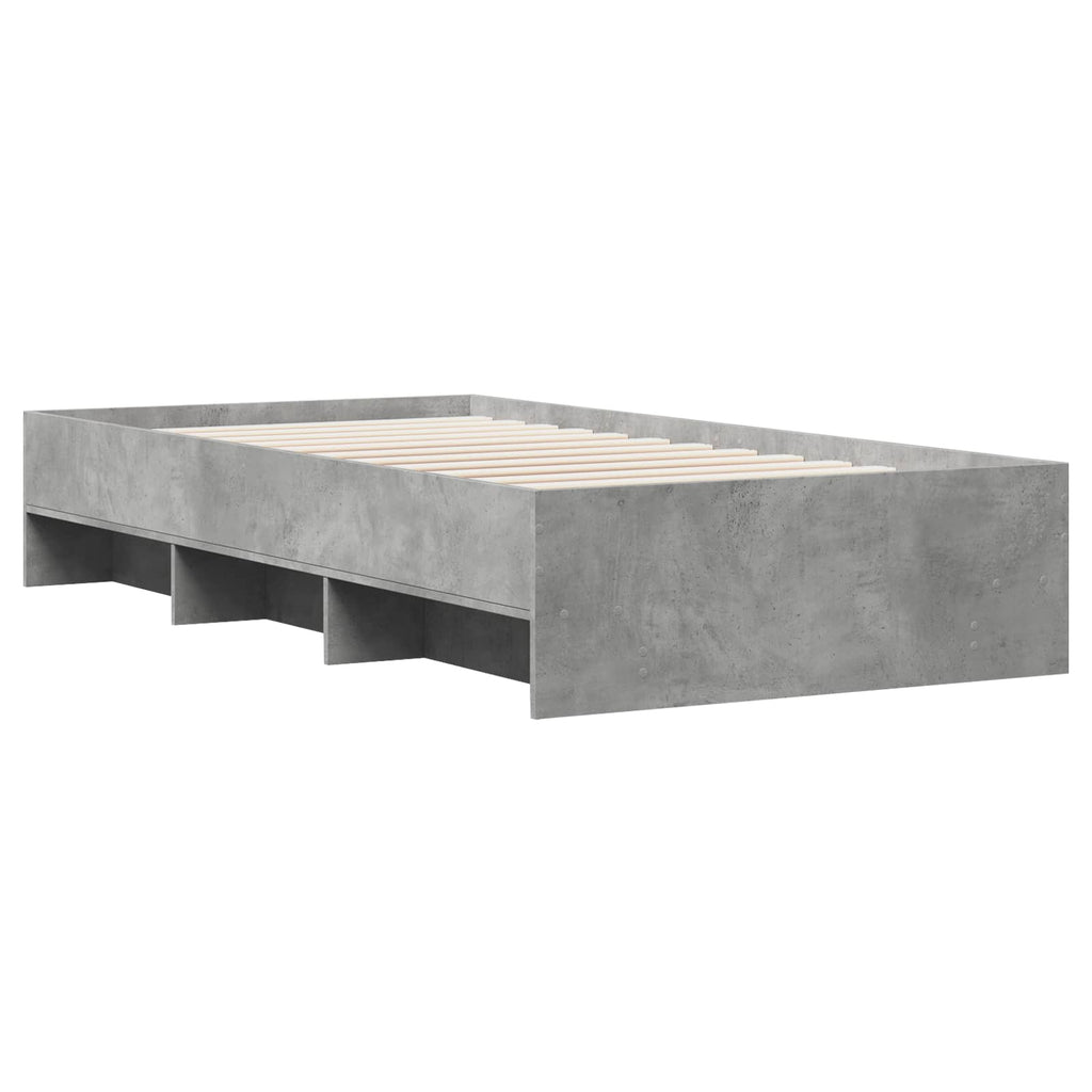 Lovos rėmas Betono pilka 80 x 200 cm Apdirbta mediena