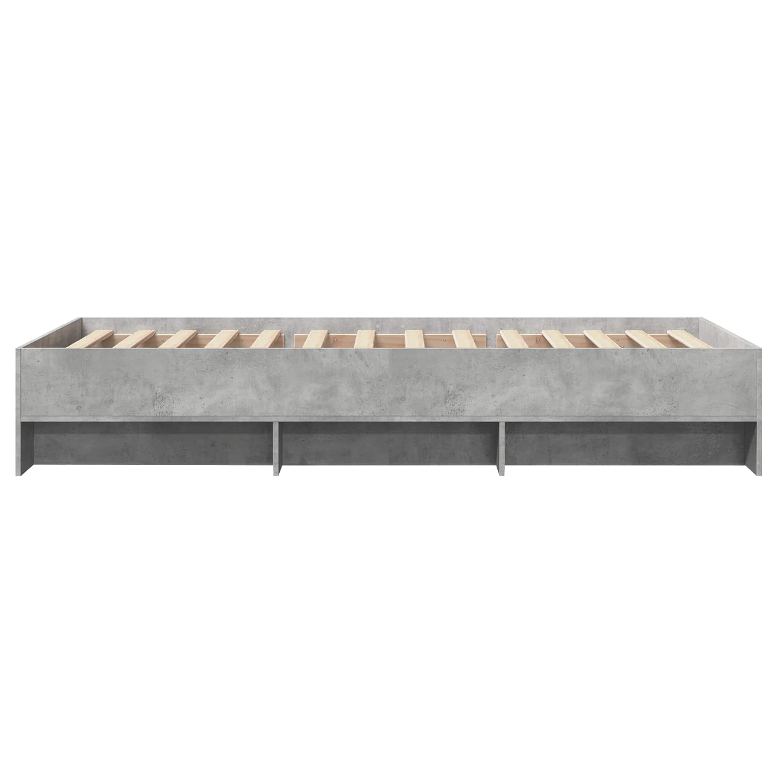 Lovos rėmas Betono pilka 80 x 200 cm Apdirbta mediena