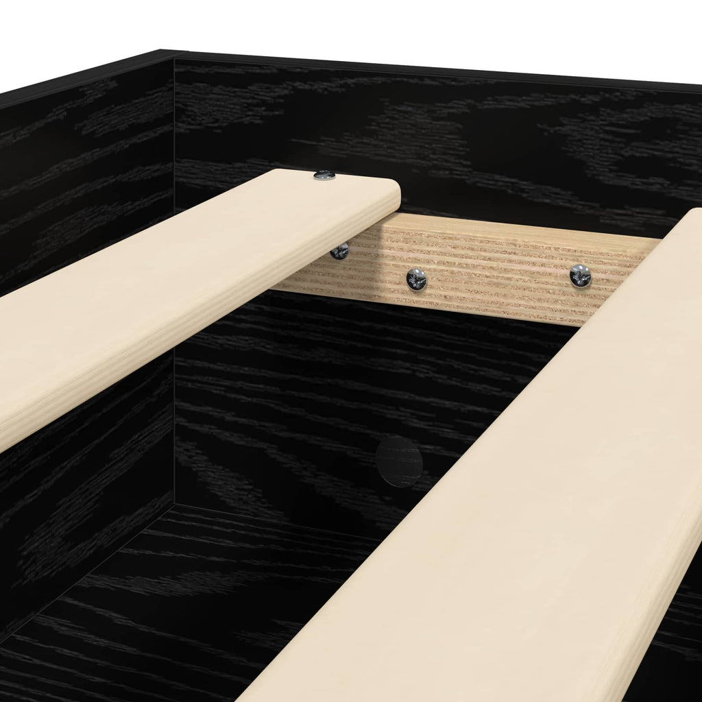 Lovos rėmas Juodojo ąžuolo 80 x 200 cm Apdirbta mediena