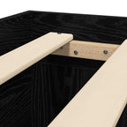 Lovos rėmas su saugojimu su stalčių Juodojo ąžuolo 80 x 200 cm