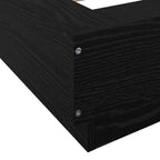 Grindų lovos rėmas Juodojo ąžuolo 80 x 210 cm Apdirbta mediena