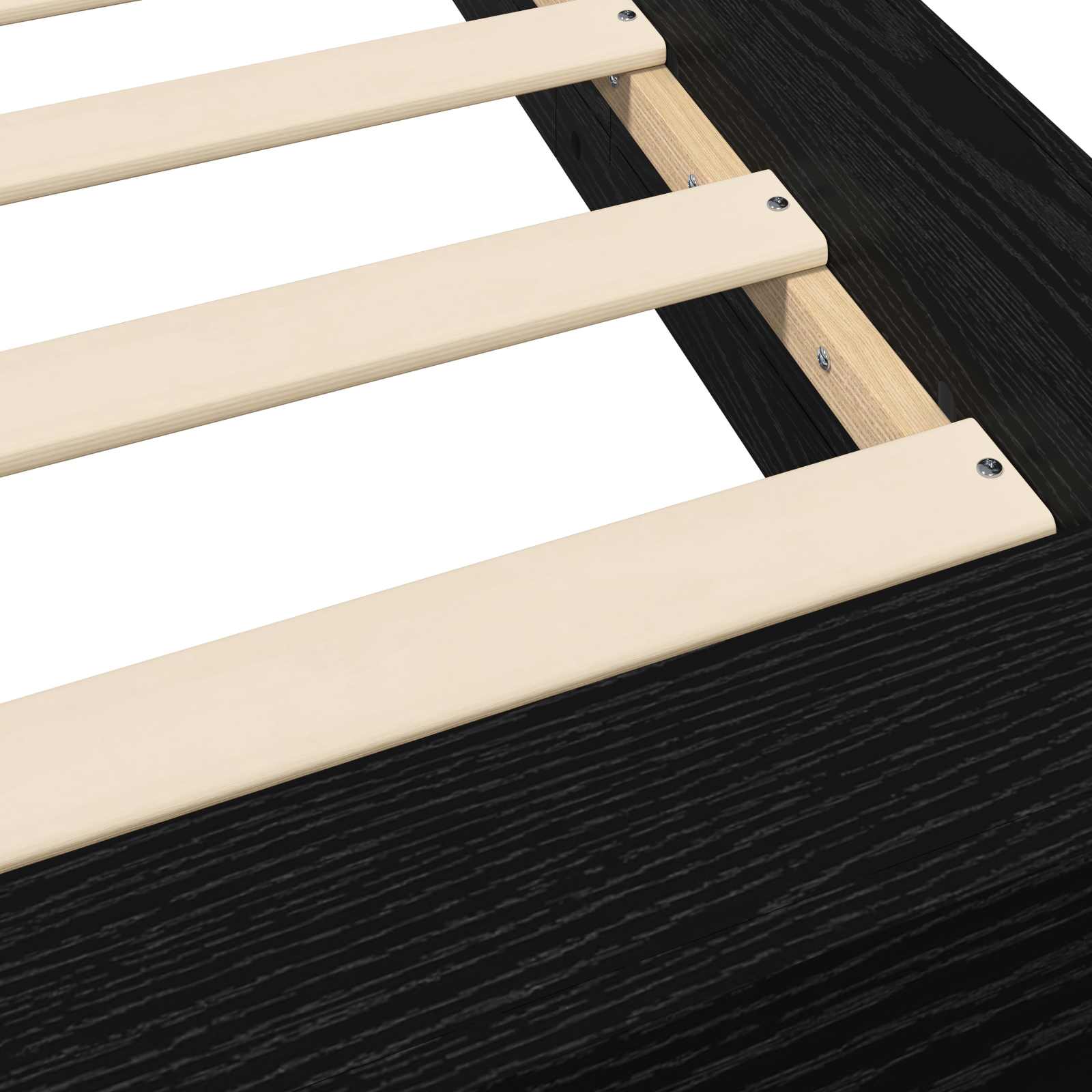 Grindų lovos rėmas Juodojo ąžuolo 80 x 210 cm Apdirbta mediena