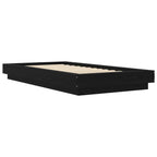 Grindų lovos rėmas Juodojo ąžuolo 80 x 210 cm Apdirbta mediena
