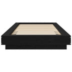 Grindų lovos rėmas Juodojo ąžuolo 80 x 210 cm Apdirbta mediena