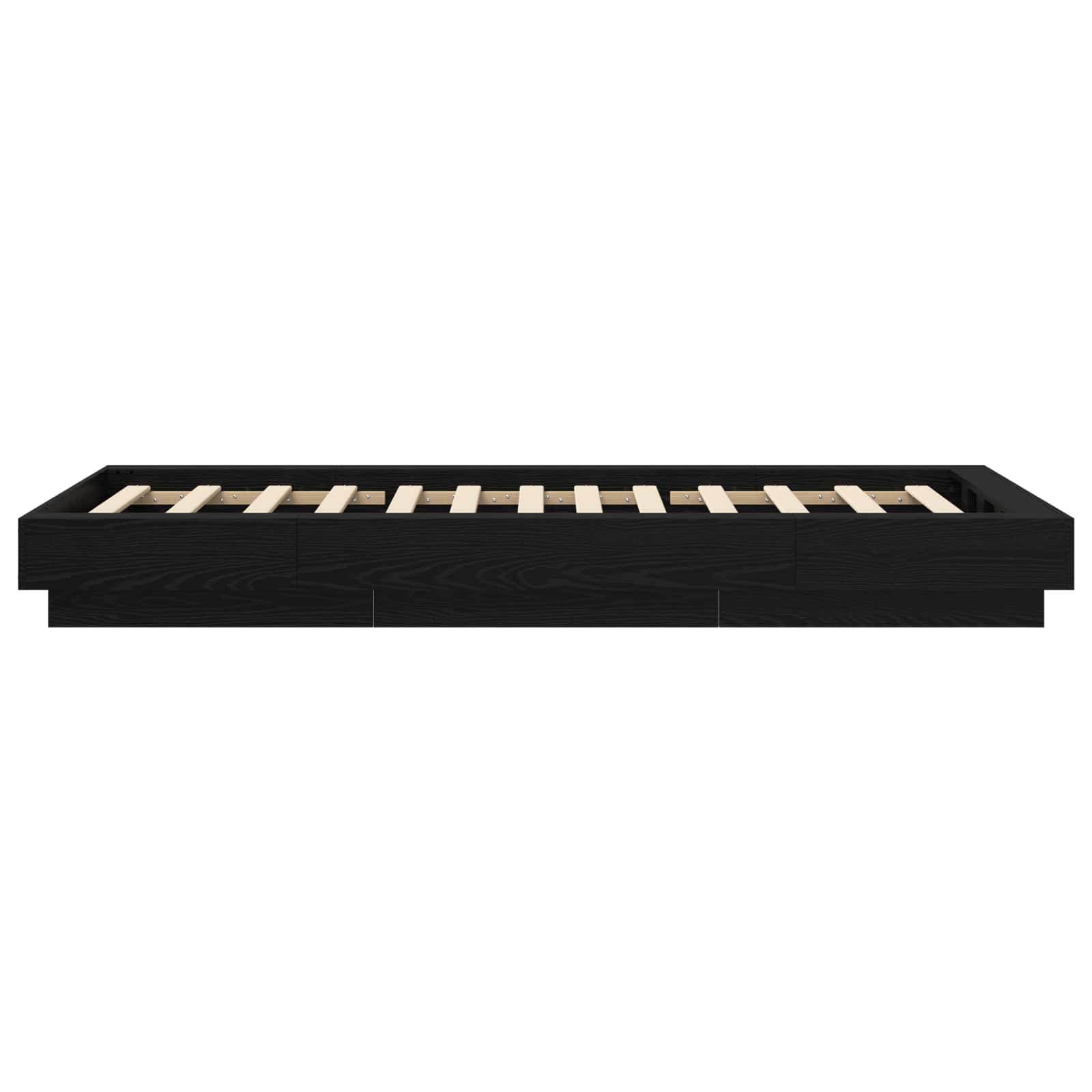 Grindų lovos rėmas Juodojo ąžuolo 80 x 210 cm Apdirbta mediena
