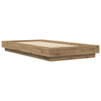 Grindų lovos rėmas Artisano ąžuolo 80 x 210 cm Apdirbta mediena