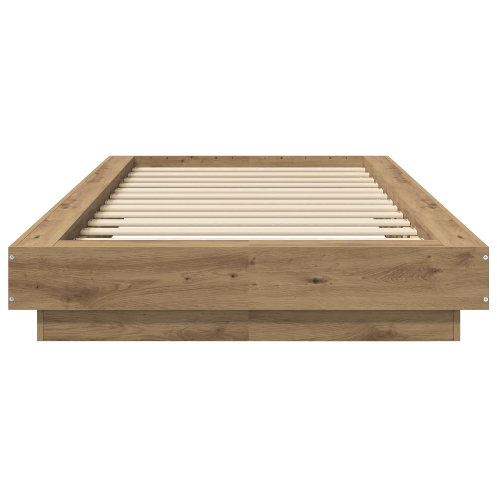 Grindų lovos rėmas Artisano ąžuolo 80 x 210 cm Apdirbta mediena