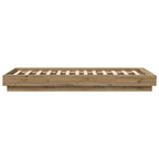 Grindų lovos rėmas Artisano ąžuolo 80 x 210 cm Apdirbta mediena
