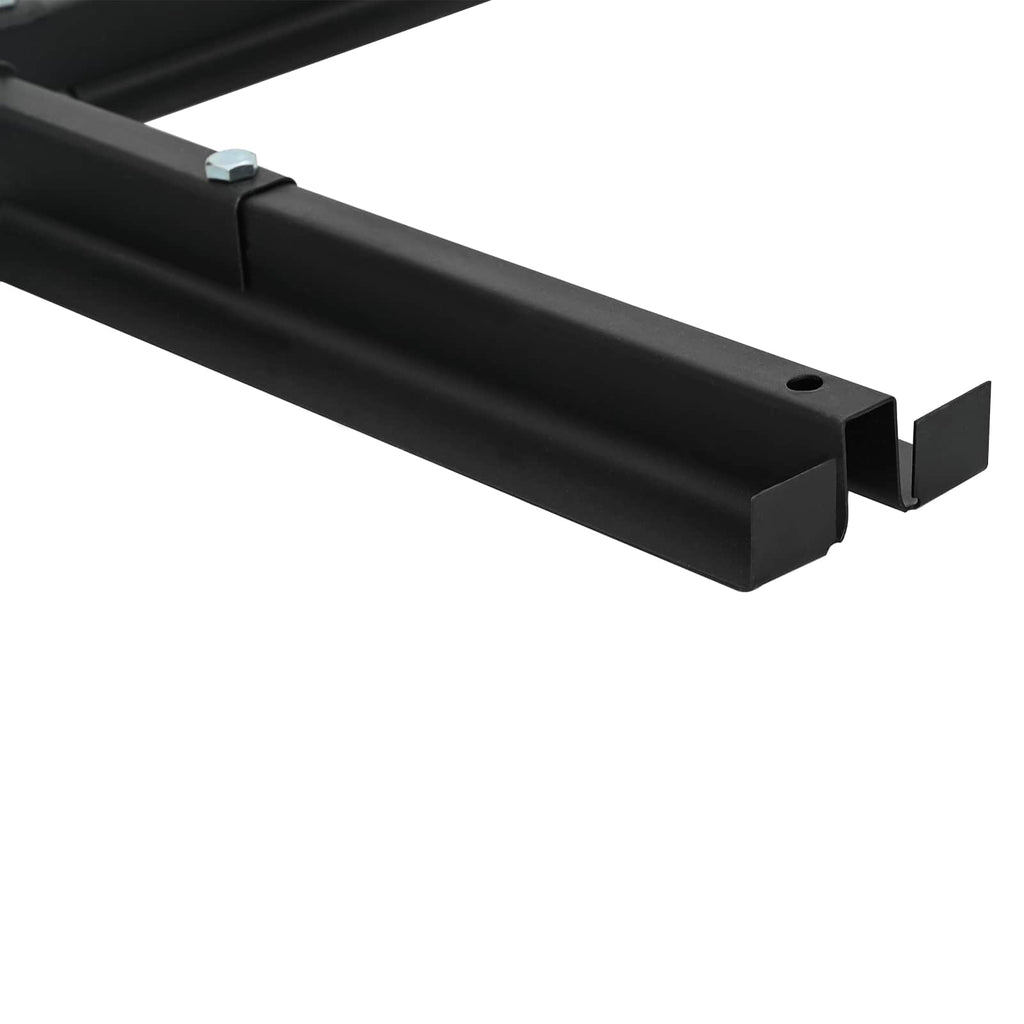 Skėtis pastatui su 25–50 mm stulpeliu Juodas