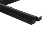 Skėtis pastatui su 25–50 mm stulpeliu Juodas