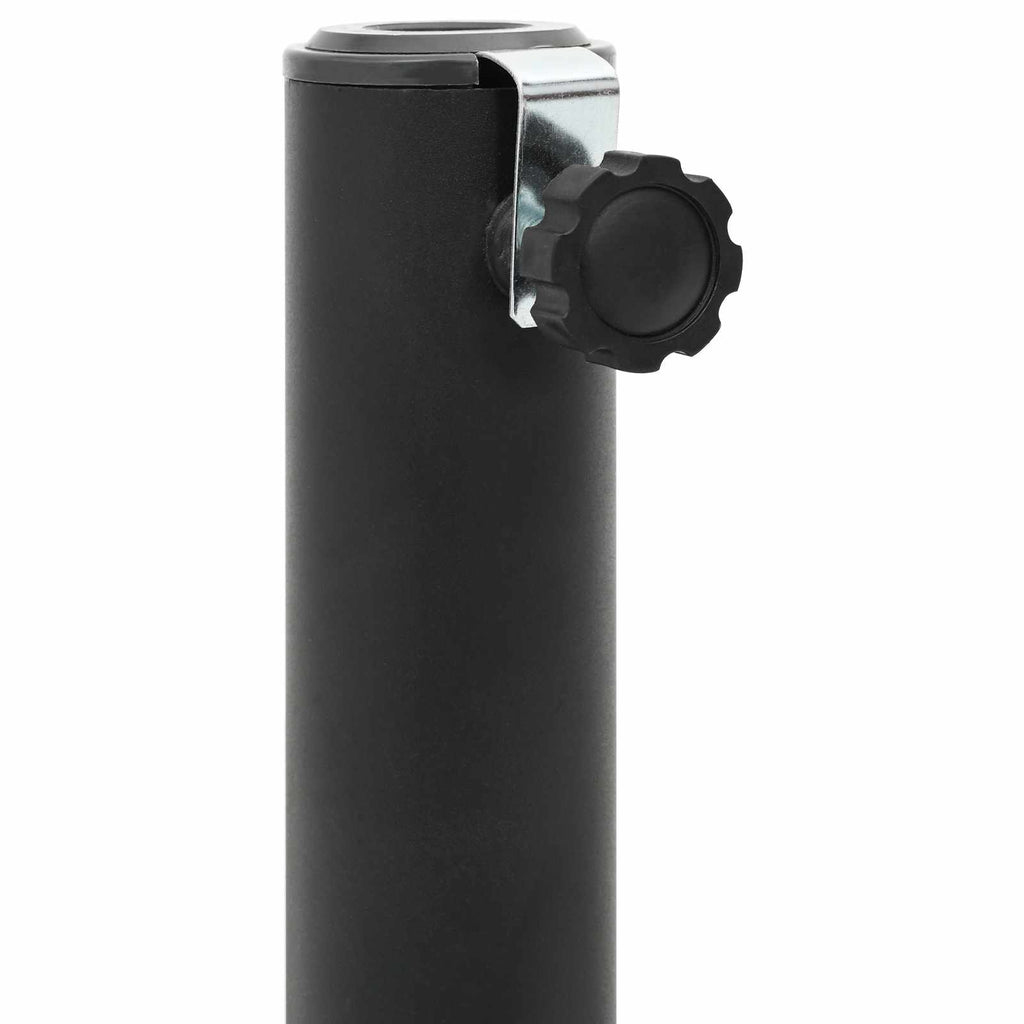 Skėtis pastatui su 25–50 mm stulpeliu Juodas