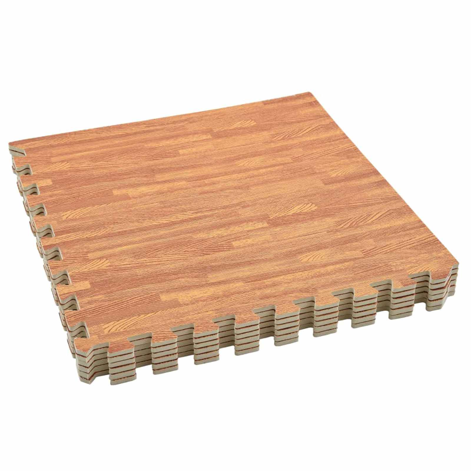 Baseino grindų kilimas 6 pcs Medis 4,32 ㎡ EVA puta