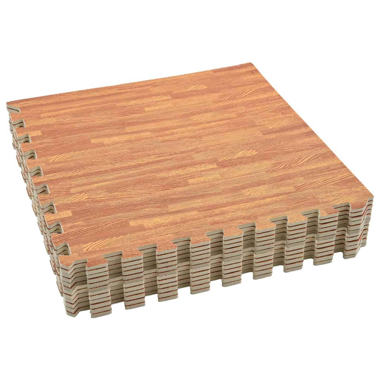 Baseino grindų kilimas 12 pcs Medis 4,32 ㎡ EVA puta