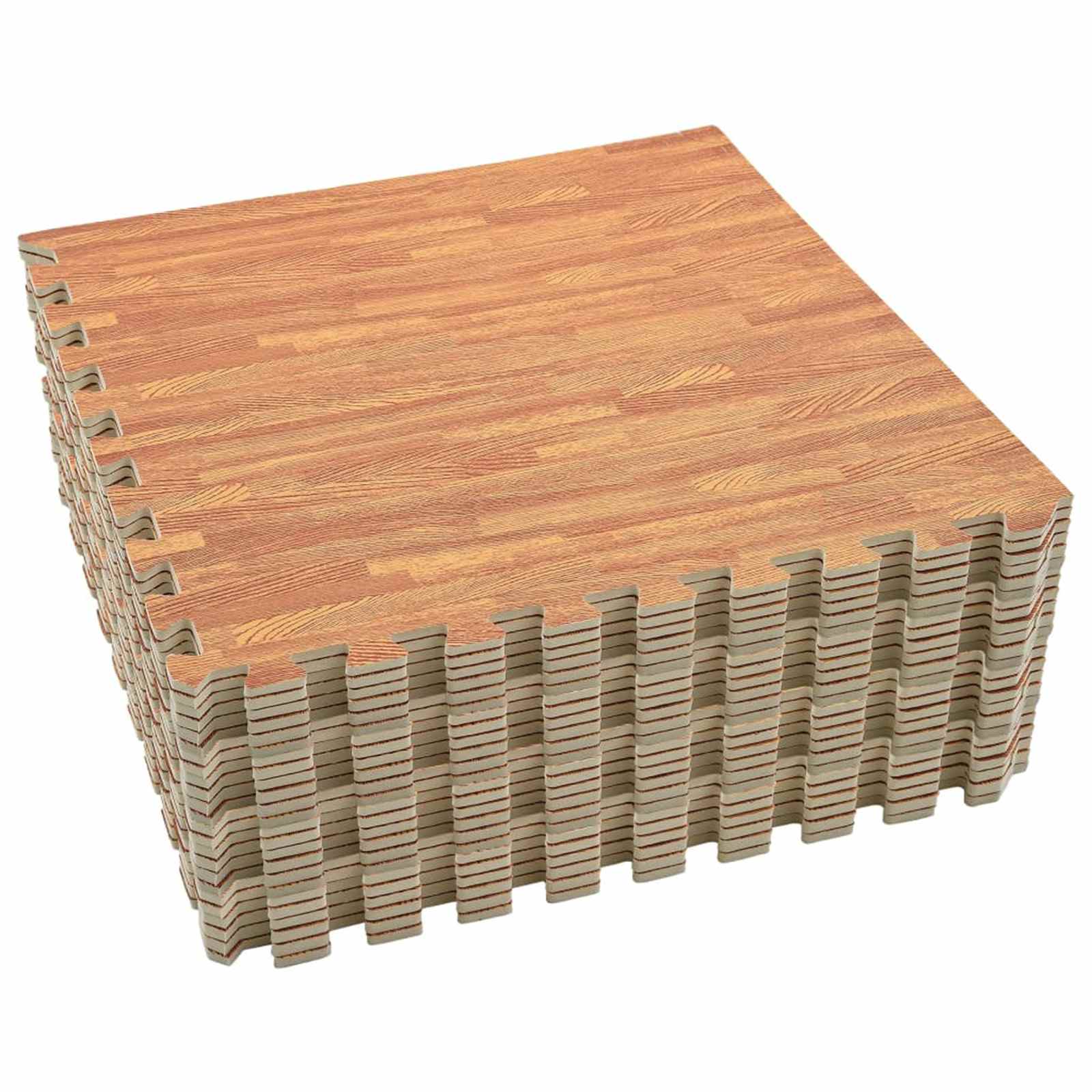 Baseino grindų kilimas 24 pcs Medis 8,64 ㎡ EVA puta