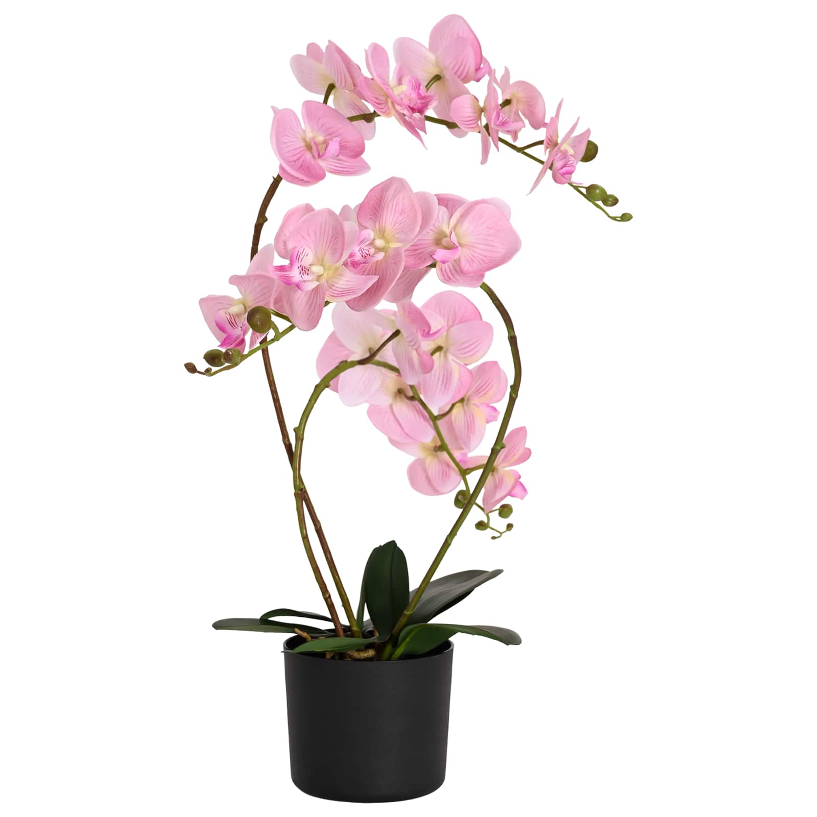Dirbtinė orchidėja su vazonu Rožinė 45 x 15 x 65 cm