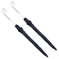 Skėtis su laikikliu 2 pcs Jūrinė mėlyna Ø 105 x 86 cm